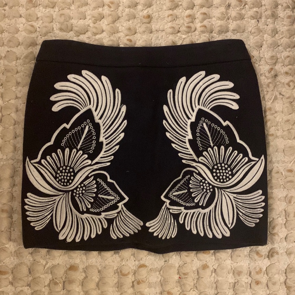 COPY - Stella McCartney Embroidered Wool Skirt